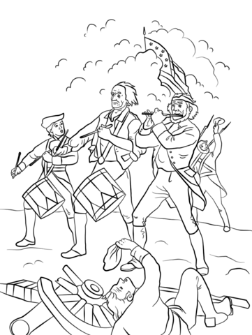 Yankee Doodle Coloring Page